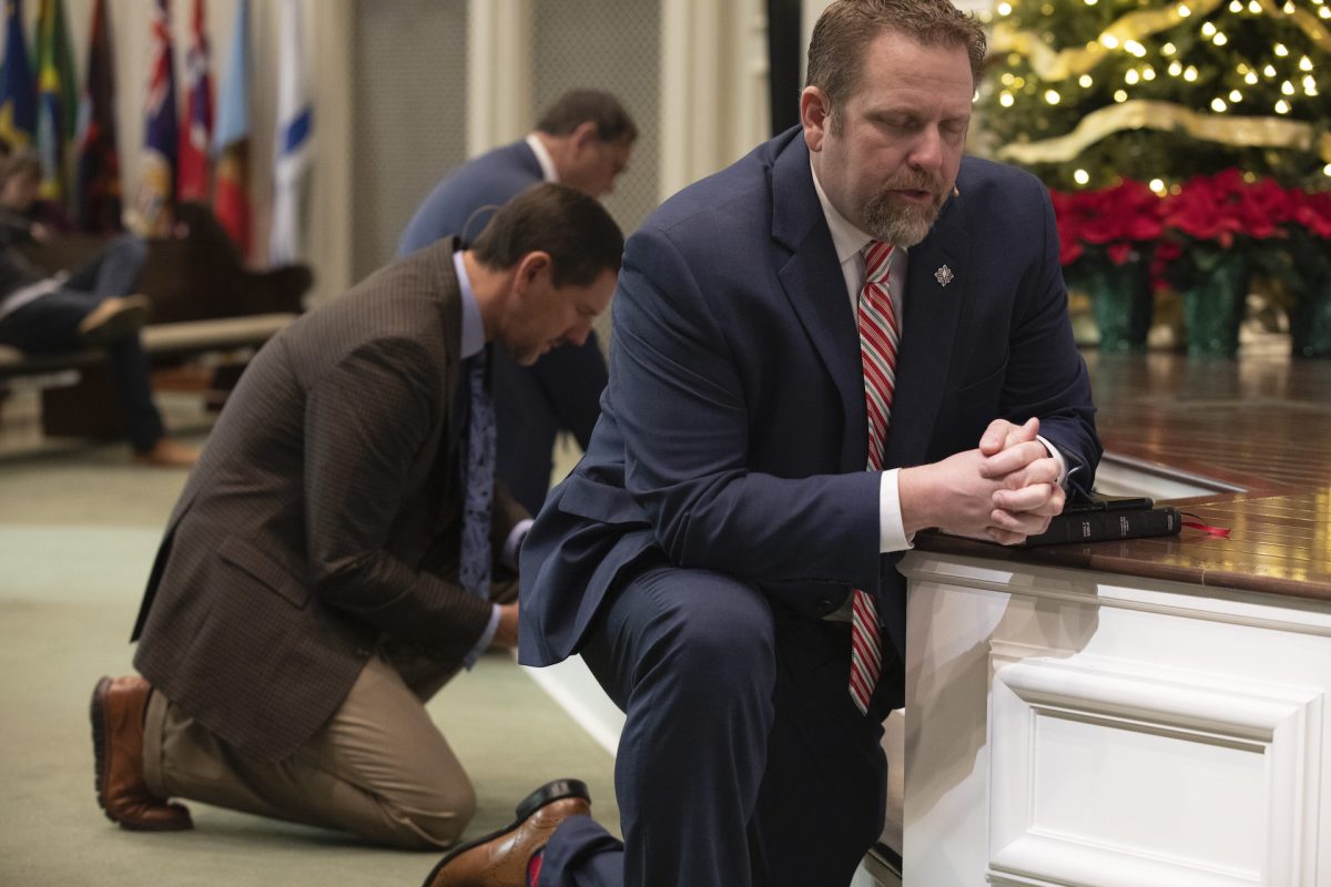 Rob Pochek prays for the nations