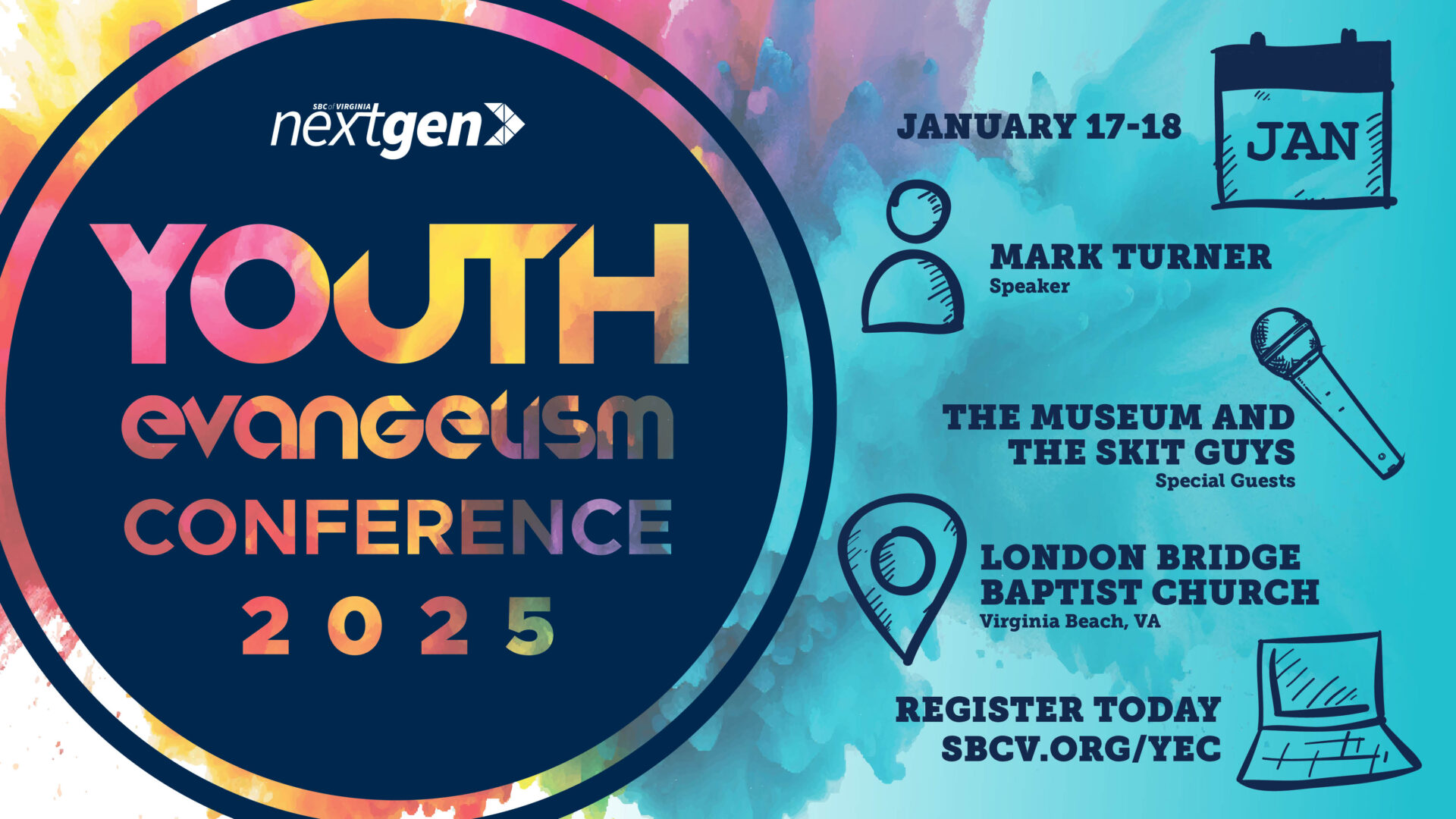 YEC 2025 • Youth Evangelism Conference • SBC of Virginia